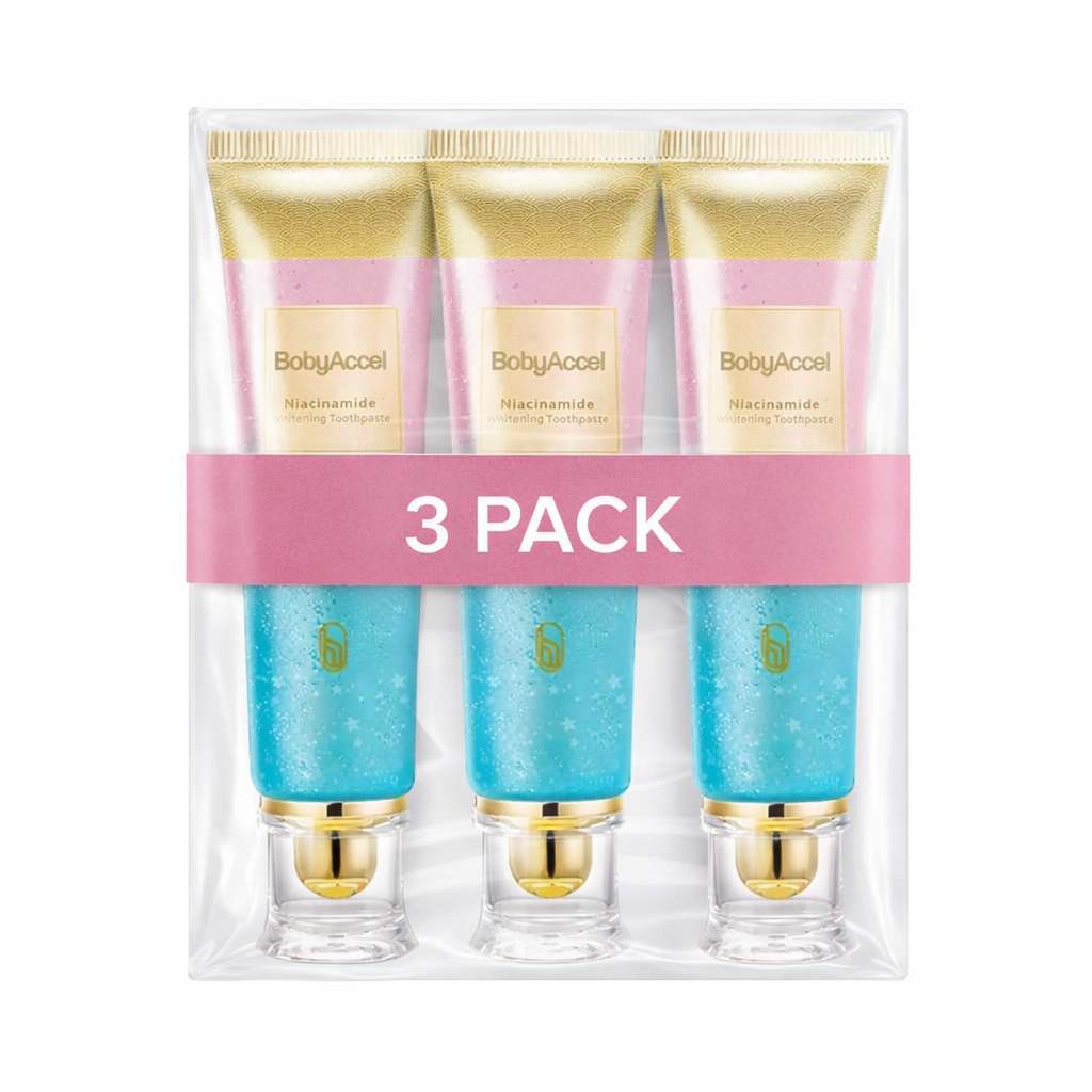 BodyAccel Niacinamide Whitening Toothpaste (3 PACKS)